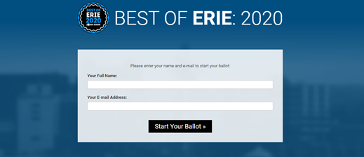 Best of Erie Ballot